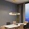 ExBriteUSA Catalyst Modern Crystal Pendant Light FixtureFinish Hanging Lighting Crystal Chandelier for Living RoomLED Kitchen